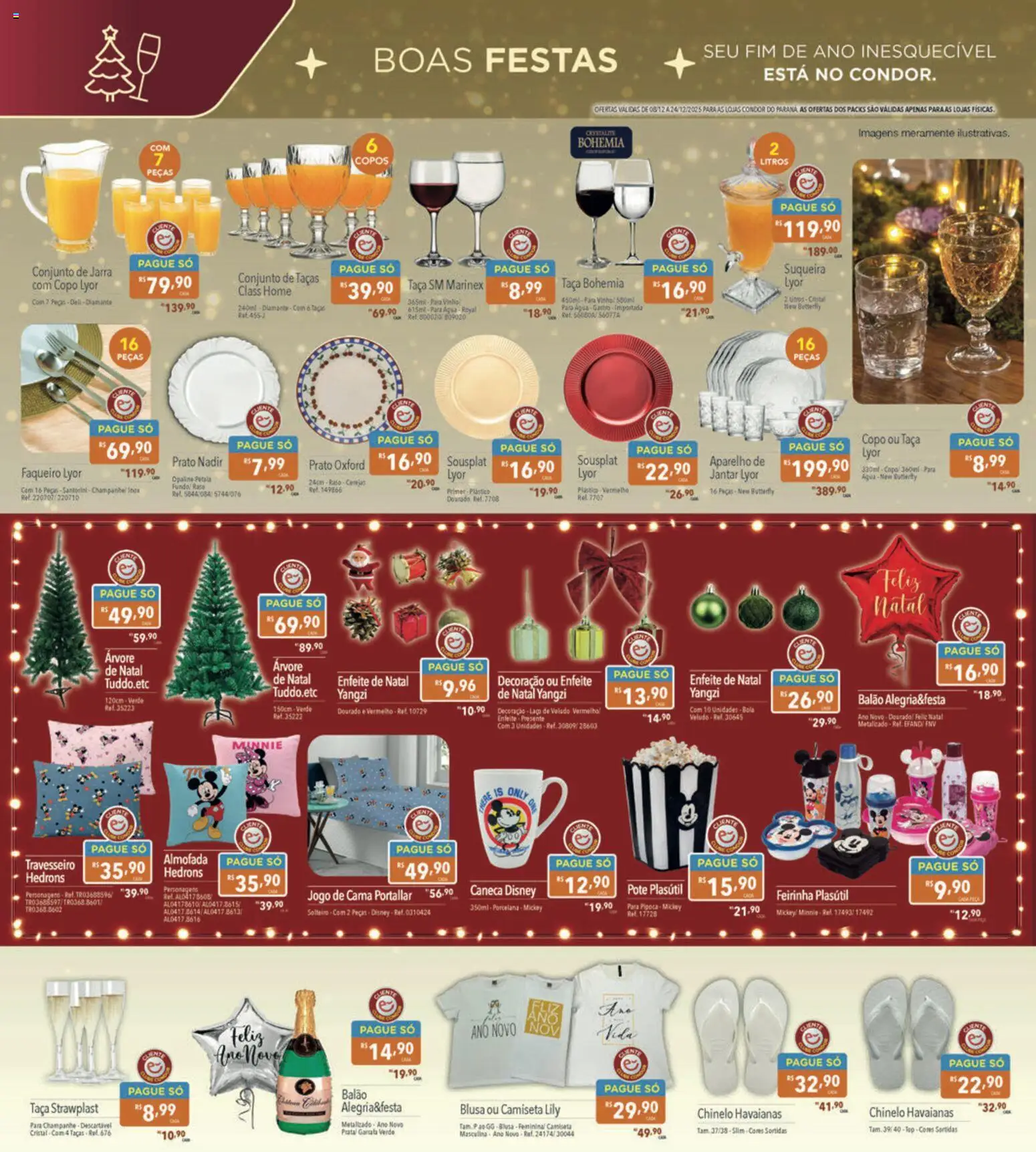 Supermercados Condor Folheto - válido de 08.12.2025 | Página: 6 | Produtos: Jogo de cama, Taças, Caneca, Jarra