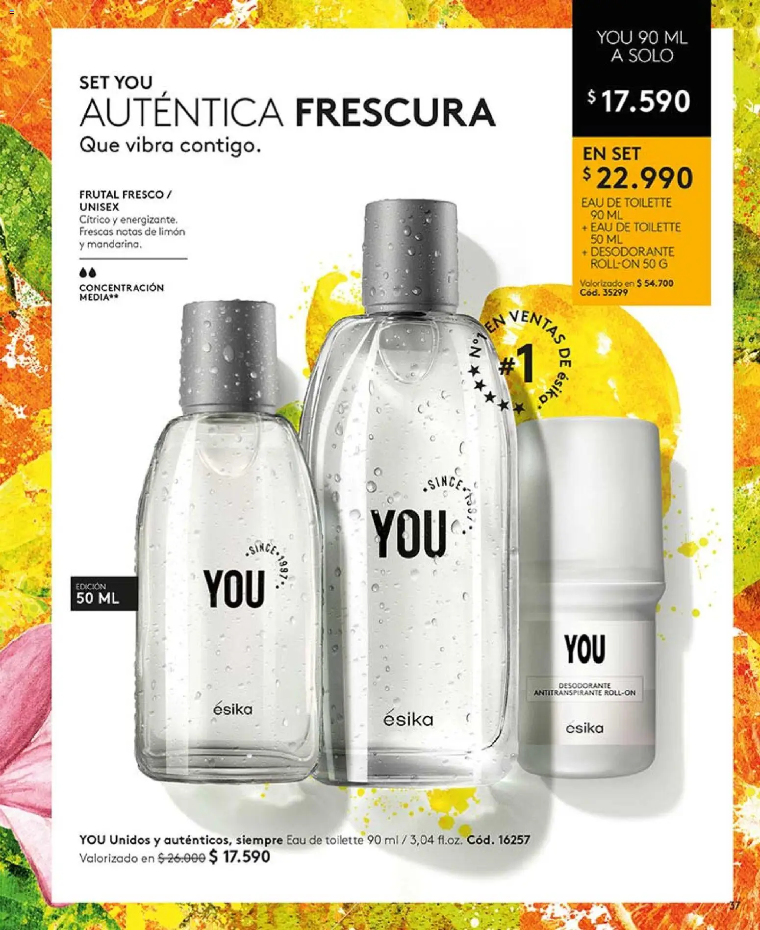 Catálogo Ésika Campaña 5 │ válido desde el 01.03.2026 | Página: 37 | Productos: Limón, Eau de toilette, Desodorante, Antitranspirante
