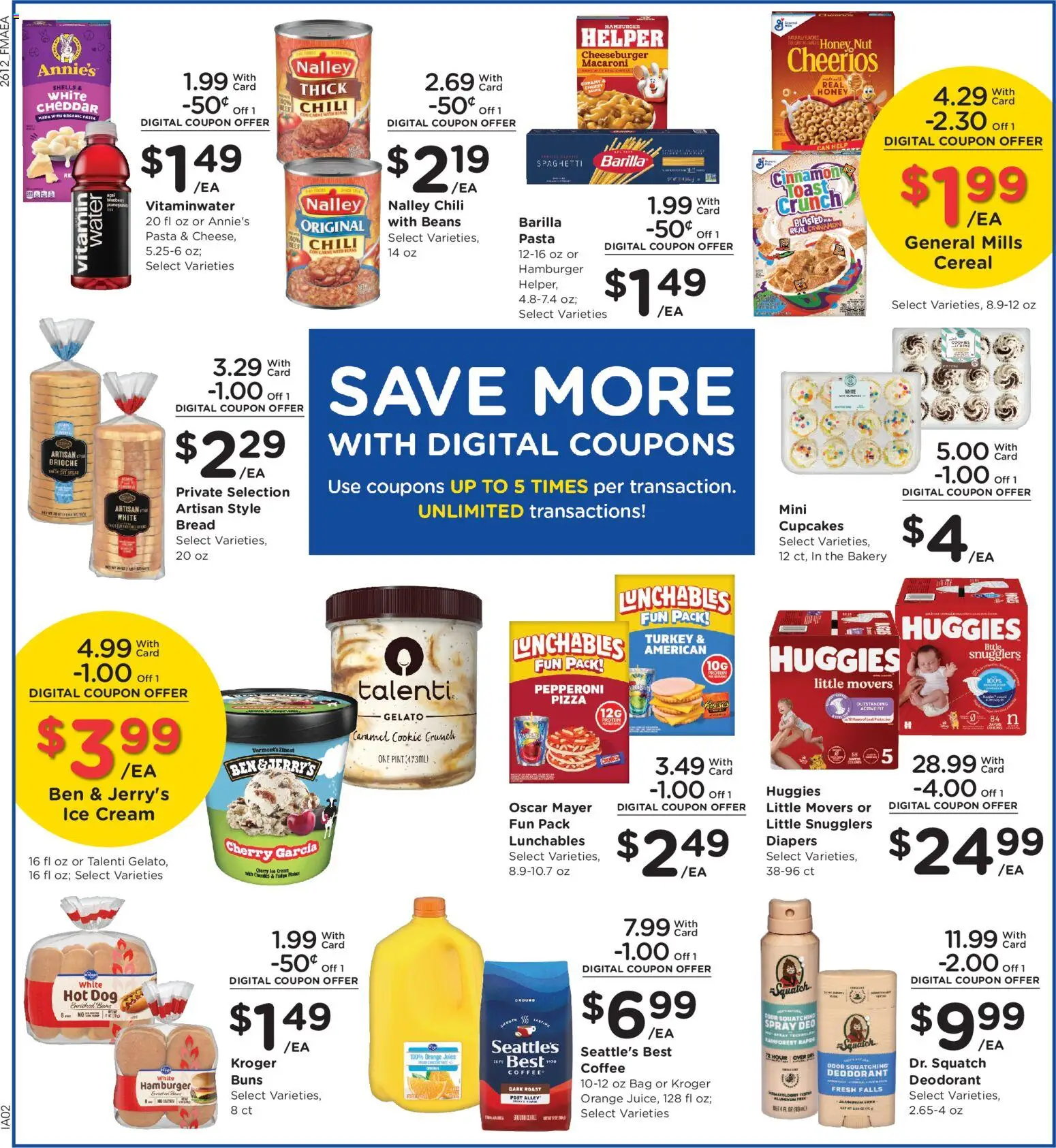 Fred Meyer Weekly Ad - valid from 22.04.2026 | Page: 6 | Products: Vitamin, Bakery, Pasta, Water