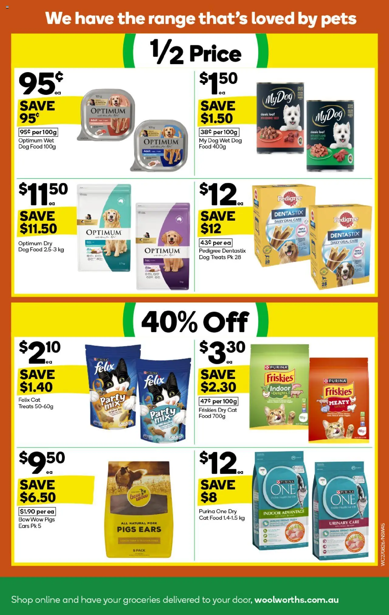 Woolworths catalogue - valid from 27.08.2025 | Page: 45 | Products: Pork, Beef, Dog food