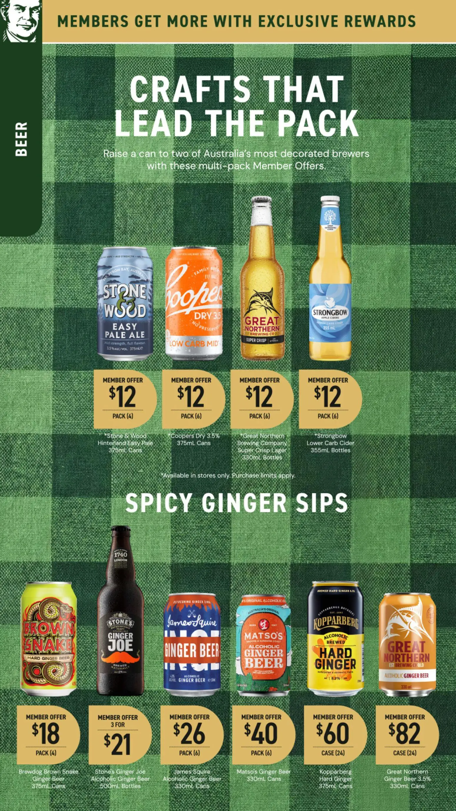Dan Murphy's catalogue - valid from 19.03.2026 | Page: 32 | Products: Ginger, Beer, Wood, Case