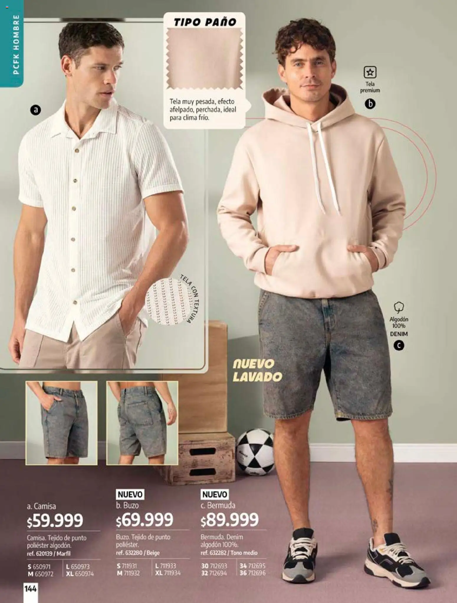 Pacifika revista - valida desde el 24.04.2026 | Página: 144 | Productos: Algodón, Bermuda, Buzo, Camisa