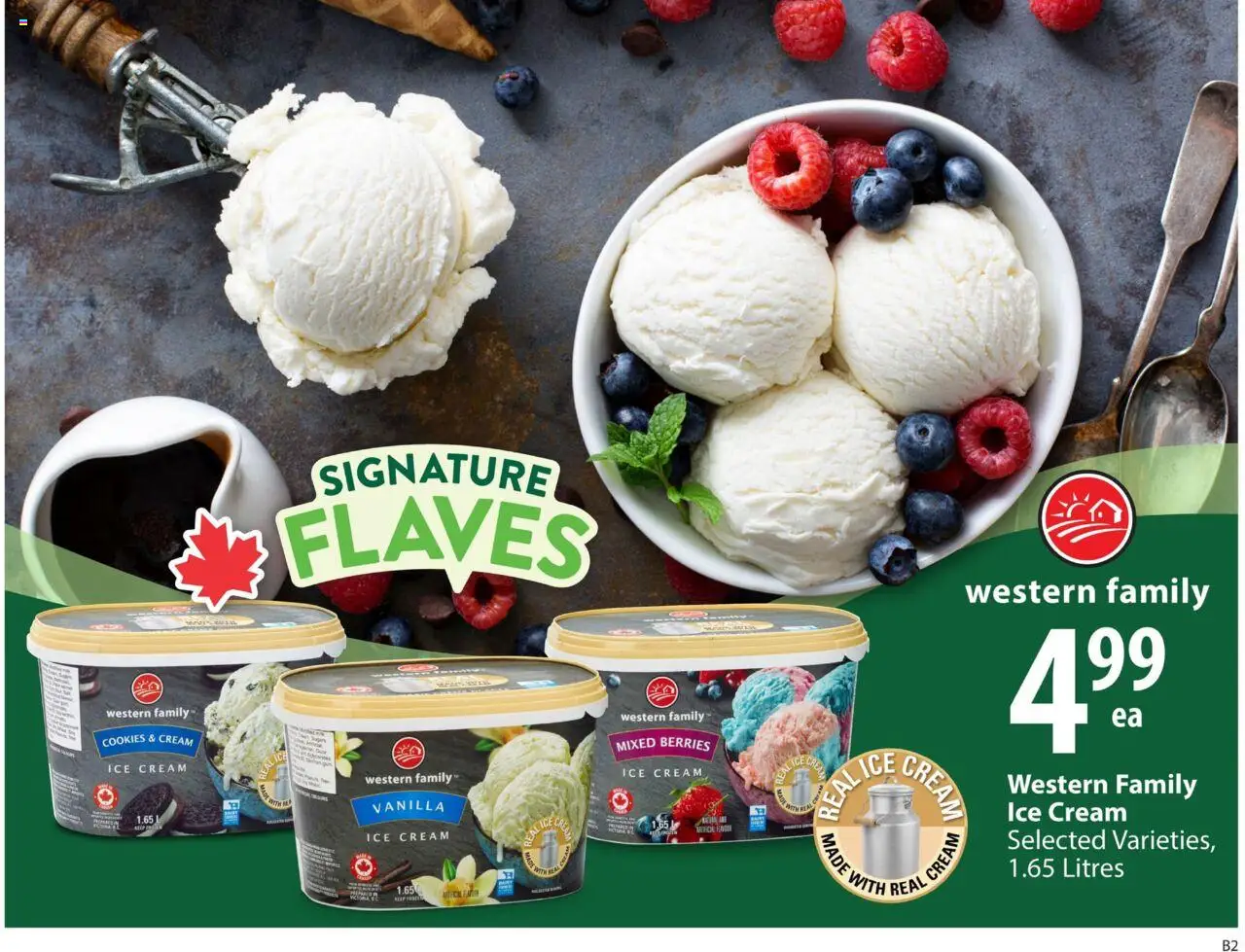 Save on foods flyer valid from 02.10.2025 | Page: 26 | Products: Cream, Cookies, Ice cream