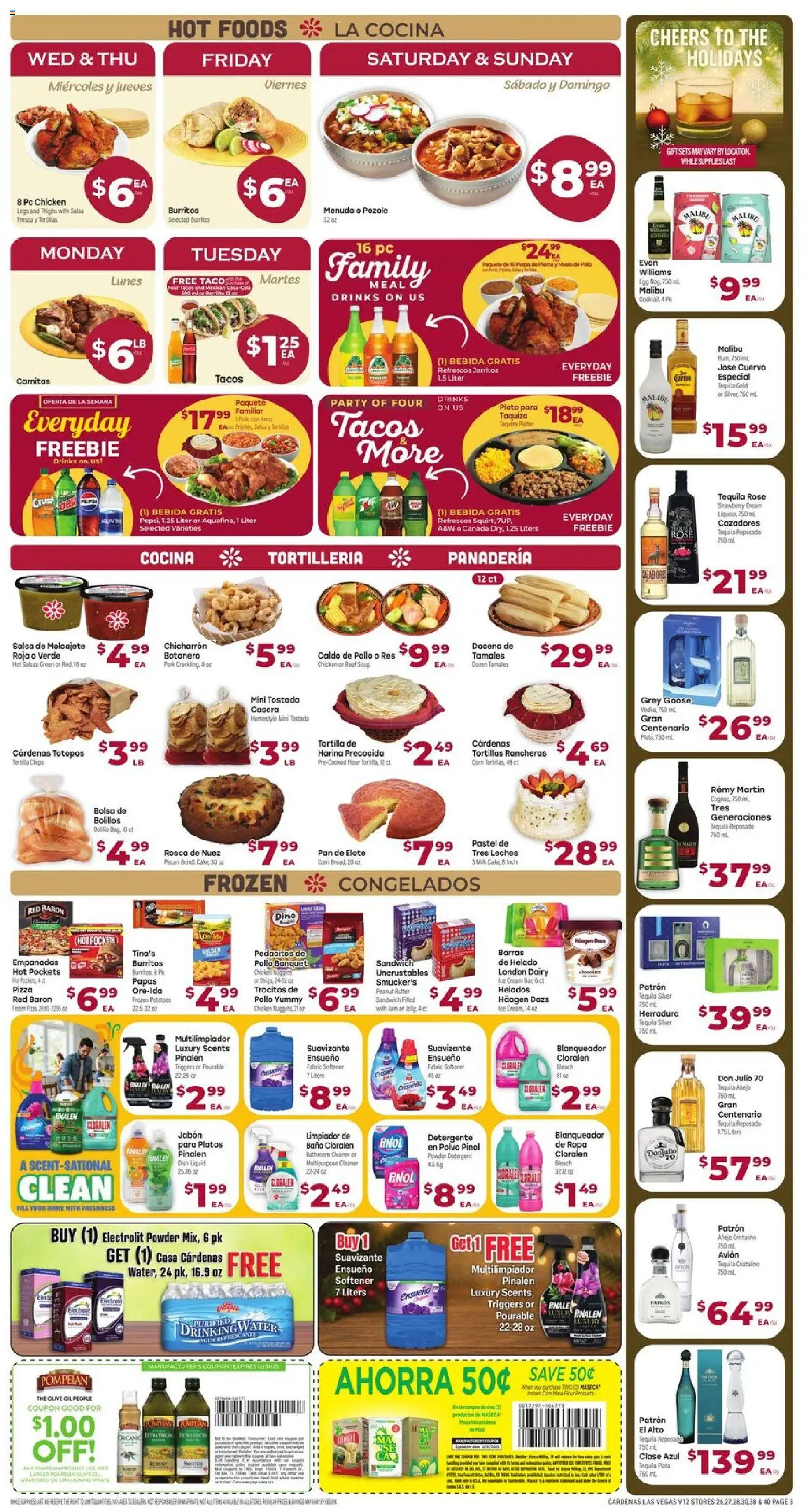 Cardenas Weekly Ad - NV - valid from 10.12.2025 | Page: 3 | Products: Pan, Milk, Oil, Pc