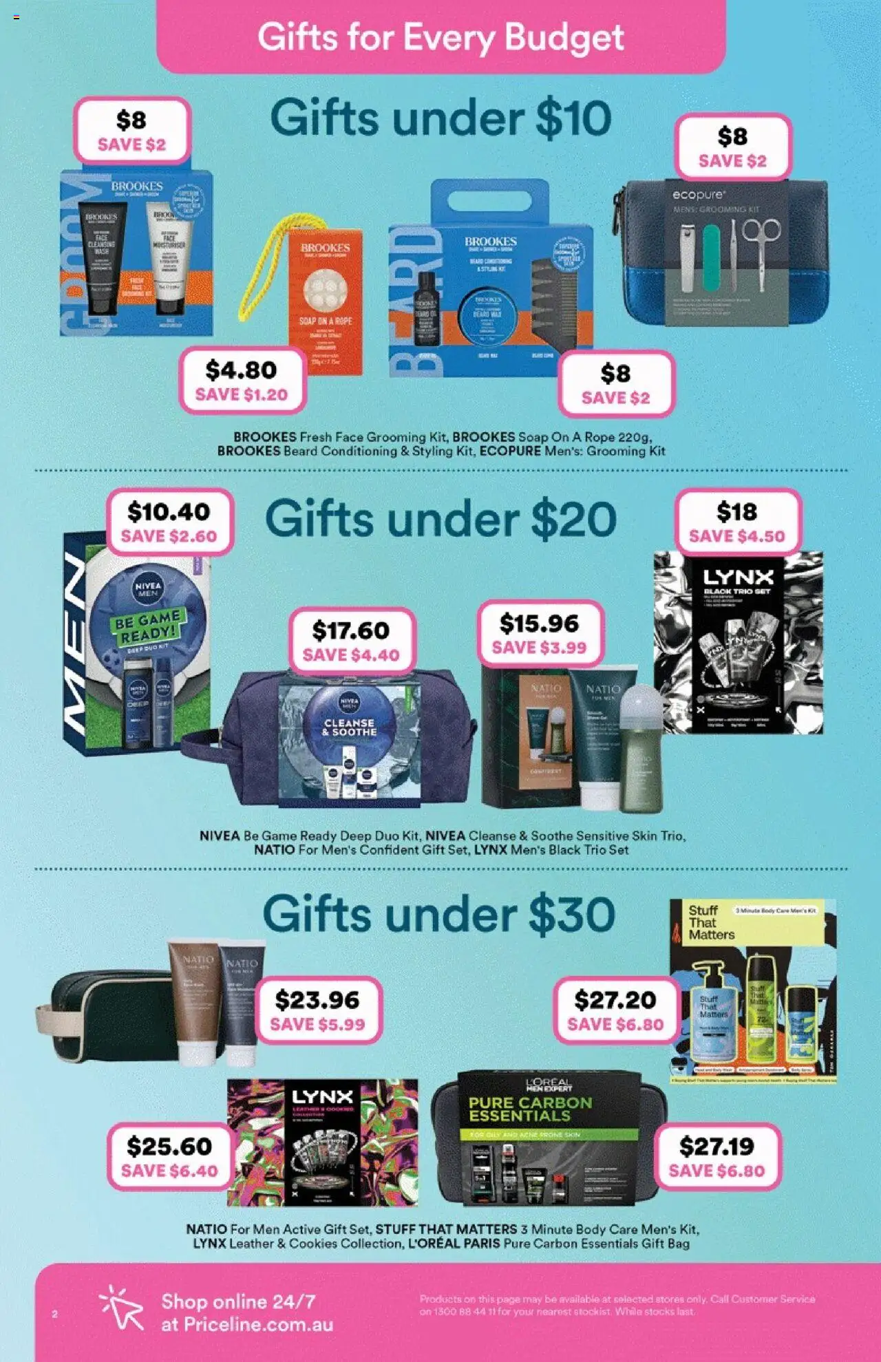Priceline Pharmacy catalogue - valid from 14.08.2025 | Page: 2 | Products: Soap, Game, Bag, Sensitive skin