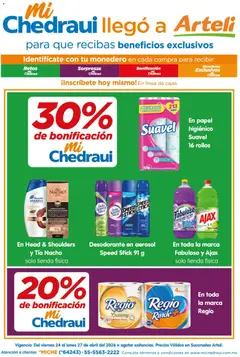 Vista previa de Arteli folleto MiChedraui, nuevo folleto de la tienda, válido en México a partir del 24.04.2026