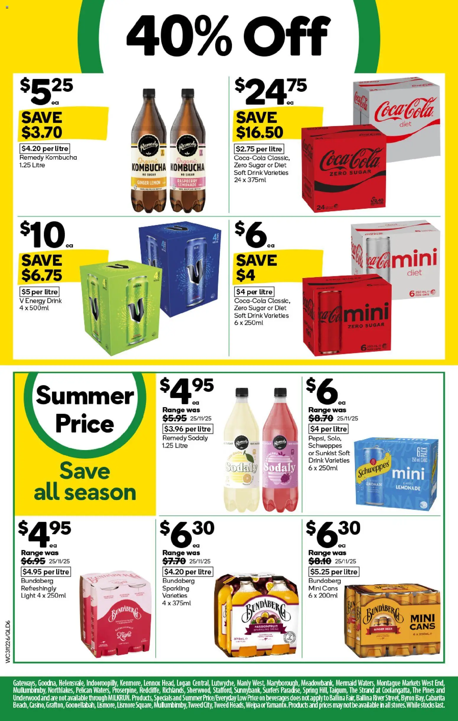Woolworths catalogue - valid from 31.12.2025 | Page: 6 | Products: Energy drink, Ginger, Beer, Sugar