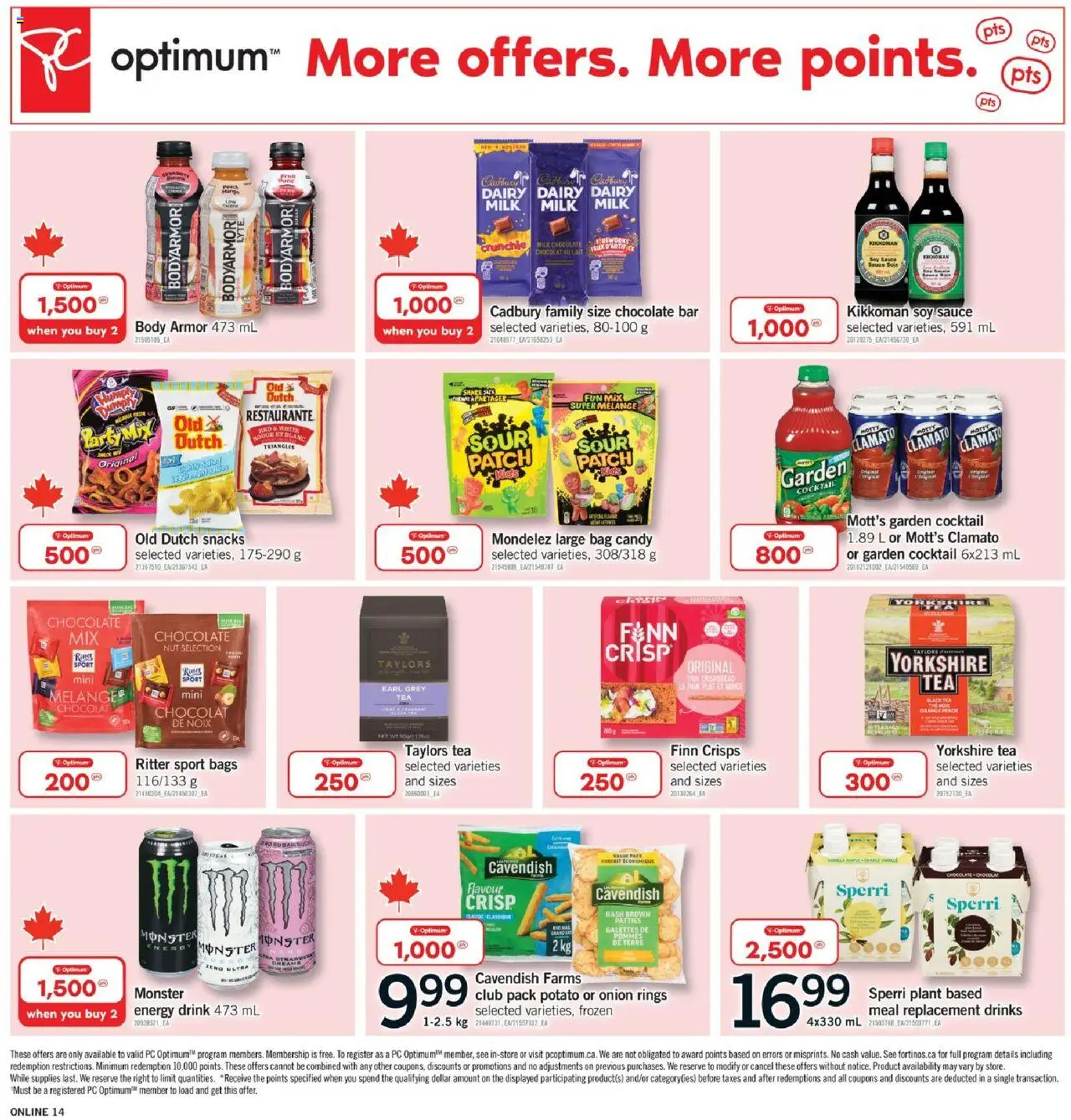 Fortinos flyer valid from 29.05.2025 | Page: 15 | Products: Tea, Bag, Milk, Chocolate