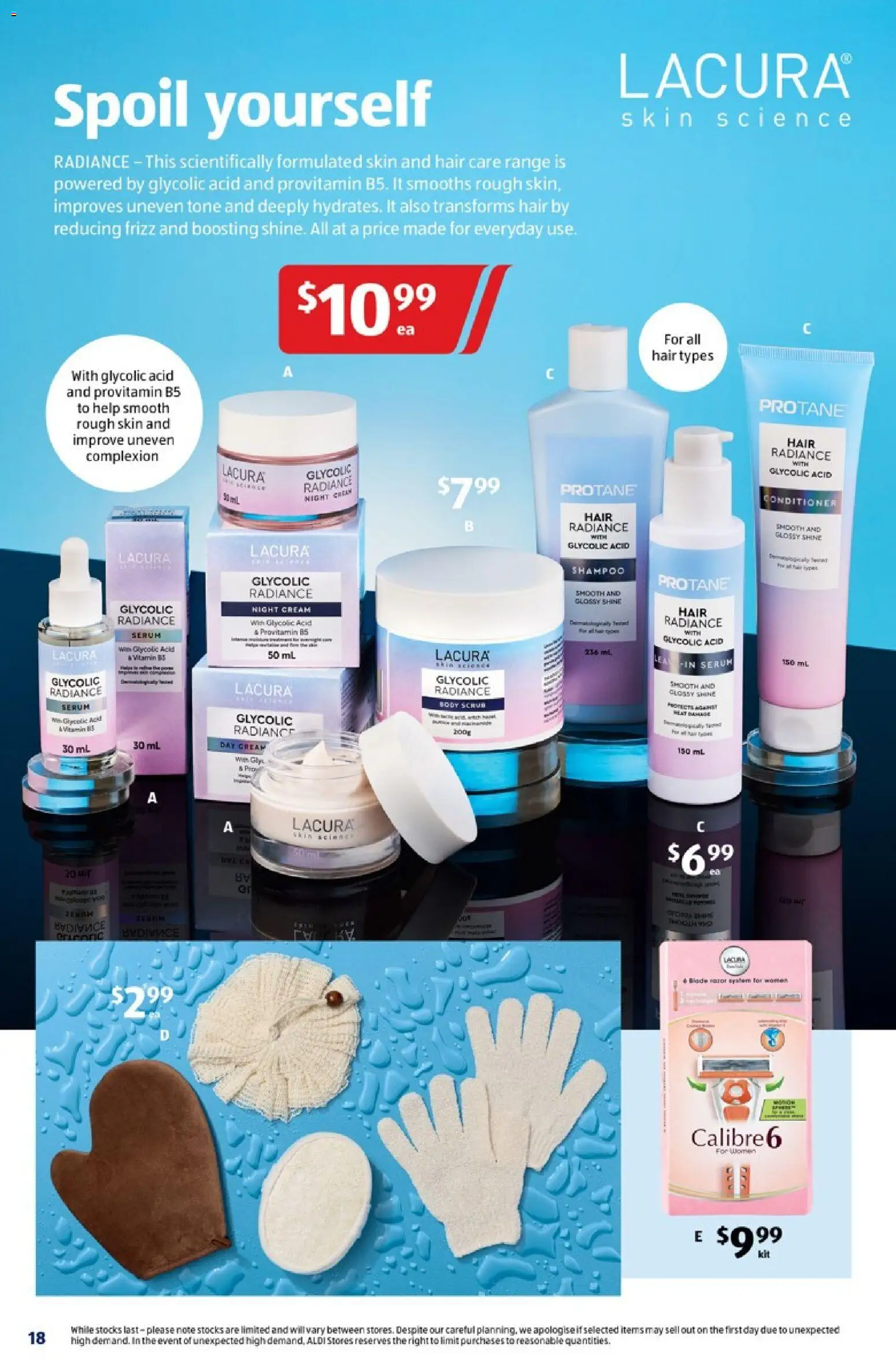 Aldi catalogue - valid from 29.10.2025 | Page: 18 | Products: Shampoo, Conditioner, Scrub, Cream