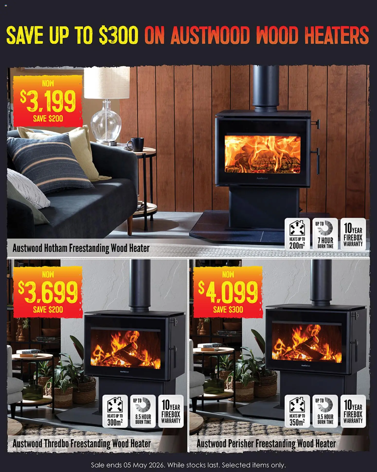 Barbeques Galore catalogue - valid from 17.04.2026 | Page: 4 | Products: Heater, Wood