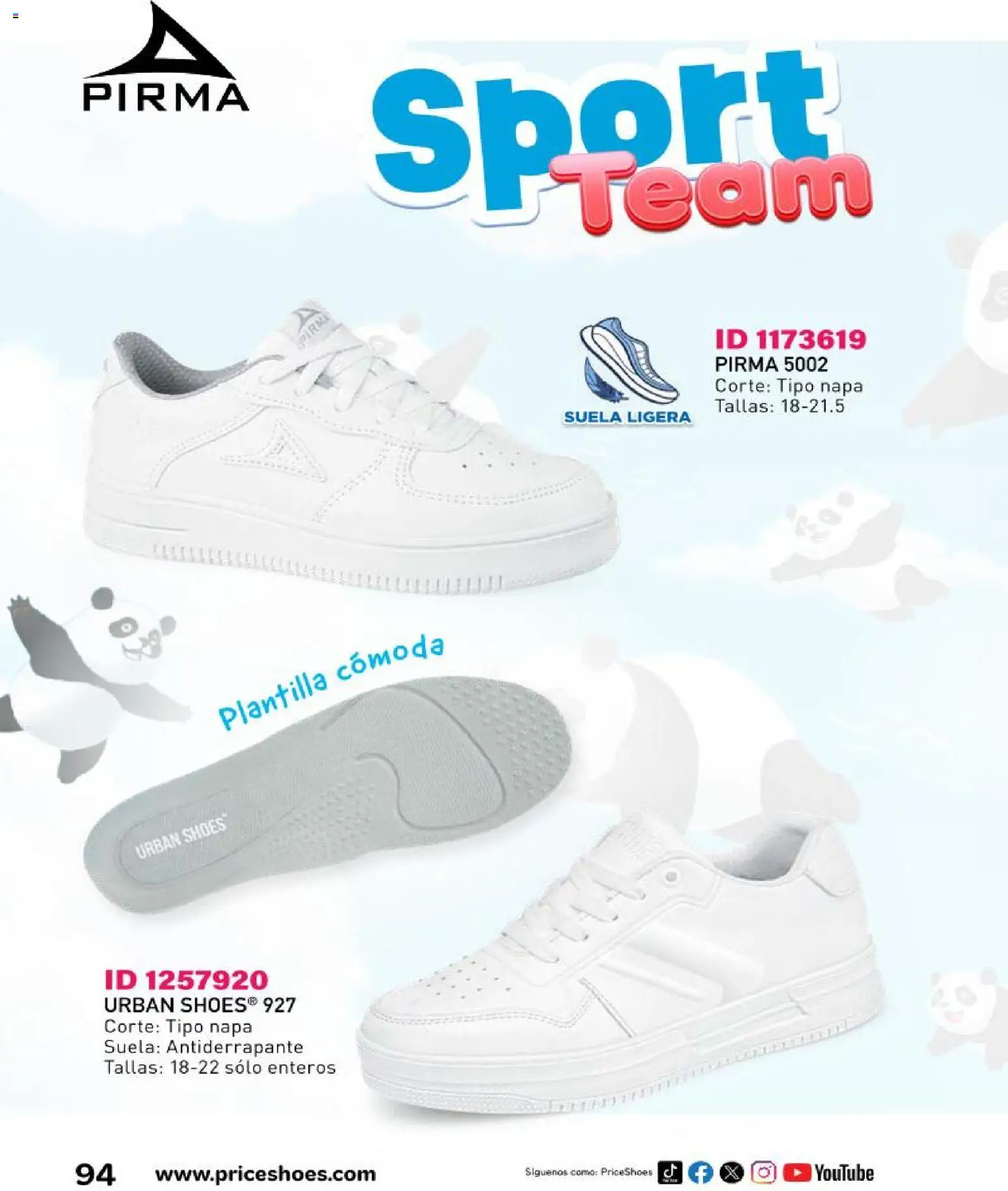 Nuevas ofertas de Price Shoes válidas en toda la República Mexicana desde el 01.09.2025. ¡Encuentra las mejores ofertas en Price Shoes catálogo Escolar! | Página: 94