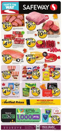 Preview of Safeway weekly flyer / circulaire from shop Safeway valid from 02.10.2025
