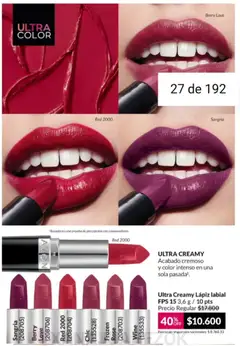 Vista previa Avon - Campaña 3/2026 válido desde el 01.03.2026 | Página: 27 | Productos: Lápiz labial