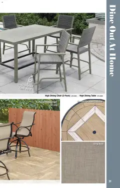 Preview of Menards weekly ads valid from 19.02.2025 | Page: 31 | Products: Table, Chair