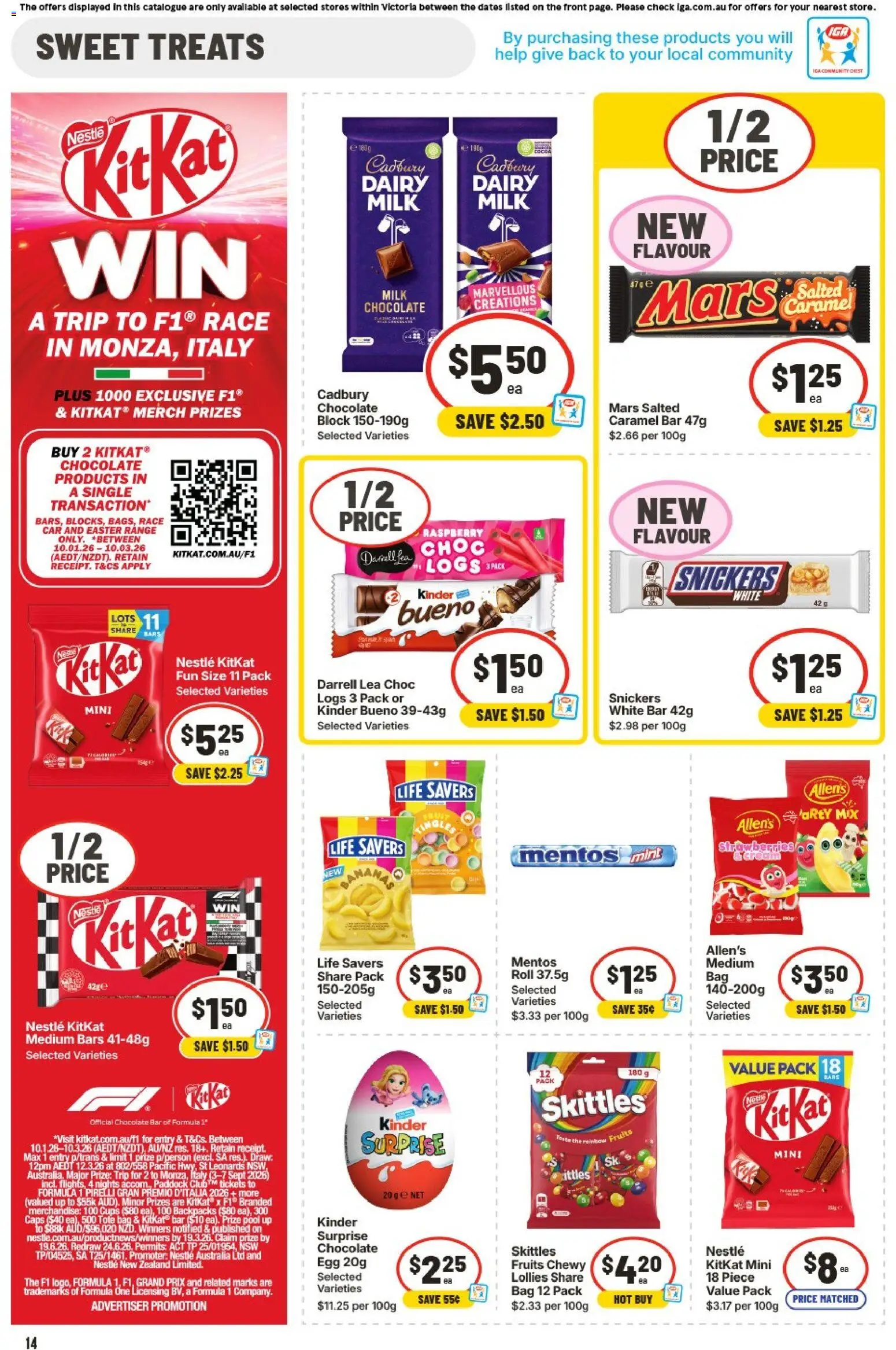 IGA catalogue - valid from 28.01.2026 | Page: 11 | Products: Ham, Pizza, Olives, Cream