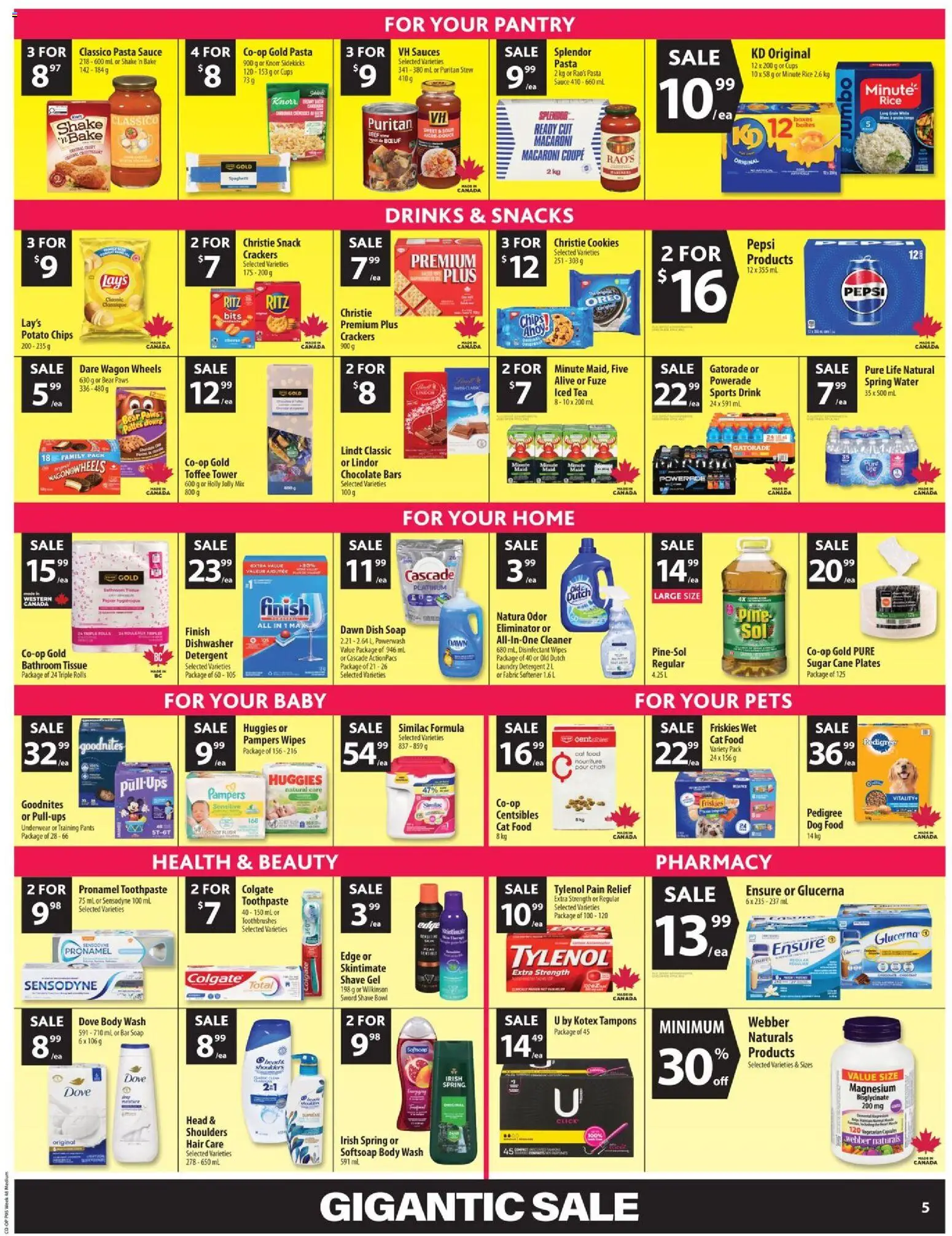 Co-op Food flyer valid from 20.11.2025 | Page: 8 | Products: Rice, Soap, Toothpaste, Pants