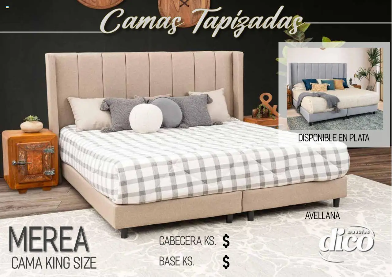 Nuevas ofertas de Muebles Dico válidas en toda la República Mexicana desde el 25.09.2025. ¡Encuentra las mejores ofertas en Muebles Dico - Catálogo Camas Topazidas! | Página: 39 | Productos: Cabecera, Cama