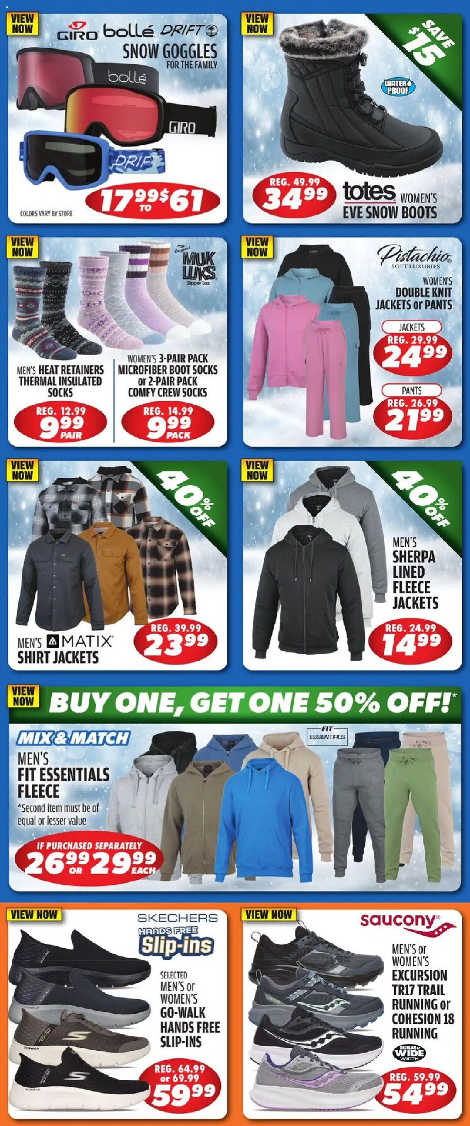 Big 5 Sporting Goods Weekly Ad - valid from 09.01.2026 | Page: 2 | Products: Pants, Socks, Water, Boots