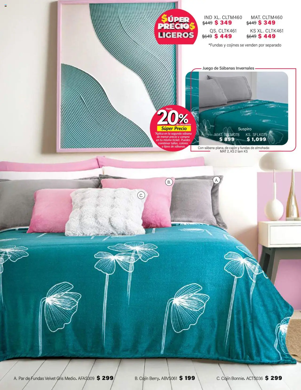 Nuevas ofertas de Colchas Concord válidas en toda la República Mexicana desde el 01.08.2025. ¡Encuentra las mejores ofertas en Colchas Concord - Catálogo! | Página: 902 | Productos: Juego, Almohada, Sabanas