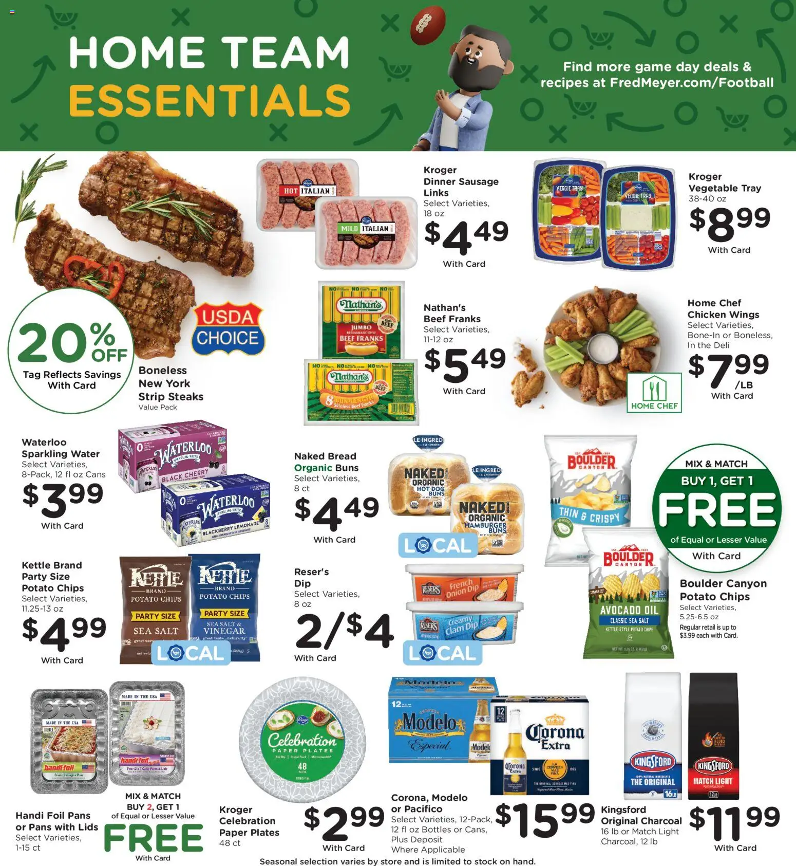 Fred Meyer Weekly Ad - valid from 26.12.2025 | Page: 10 | Products: Avocado, Water, Salt, Sausage