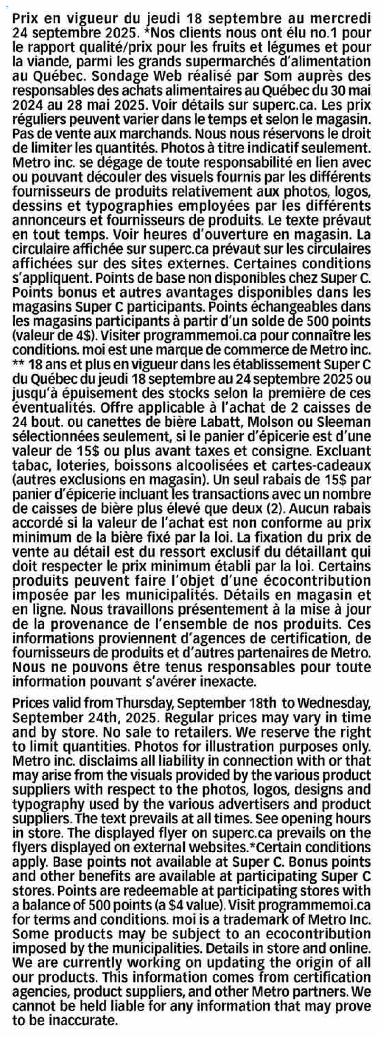 Super C flyer valid from 18.09.2025 | Page: 16