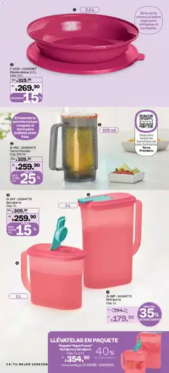 Vista previa de Tupperware catálogo, nuevo folleto de la tienda, válido en México a partir del 29.12.2025 | Página: 28