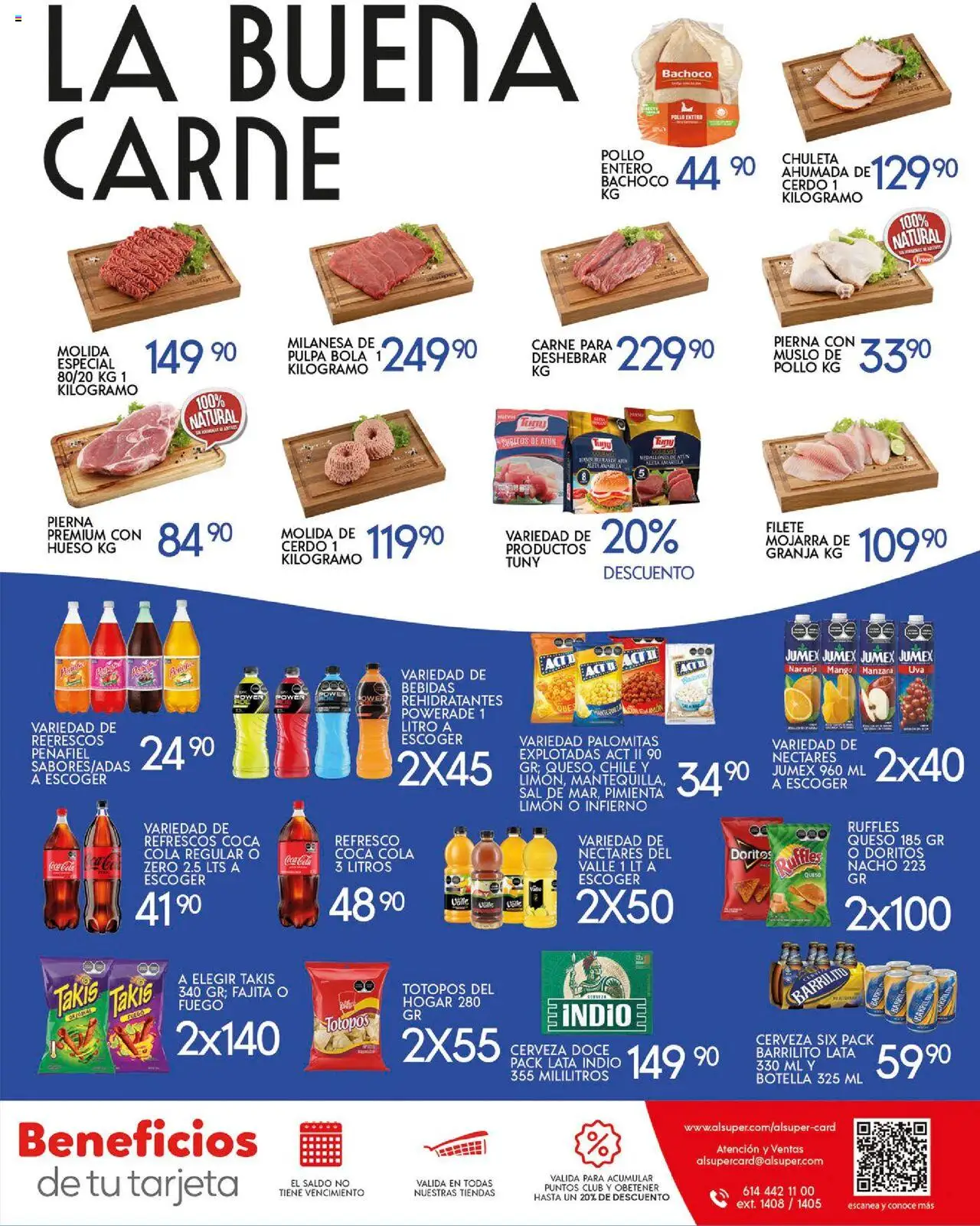 Nuevas ofertas de Alsuper válidas en toda la República Mexicana desde el 16.09.2025. ¡Encuentra las mejores ofertas en Alsuper - Folleto Saltillo! | Página: 7 | Productos: Refresco, Limón, Queso, Cerveza