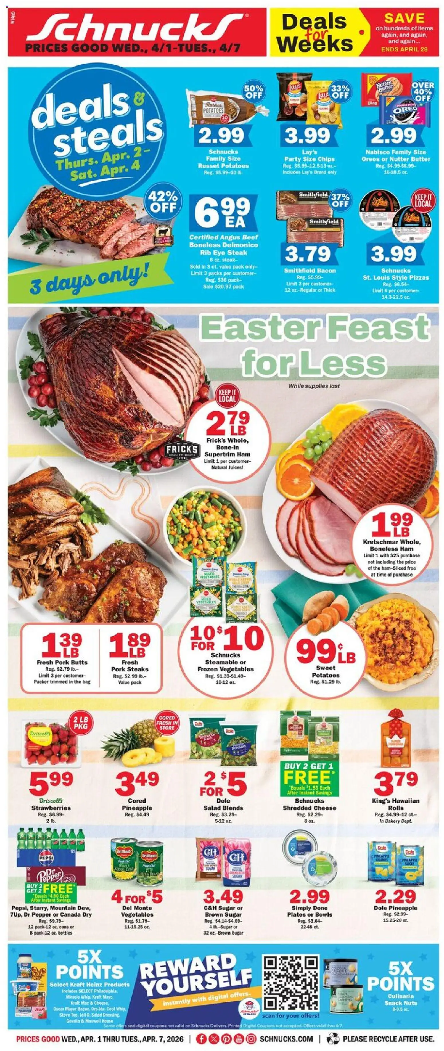 Schnucks Weekly Print Ad - MO - valid from 01.04.2026 | Page: 1