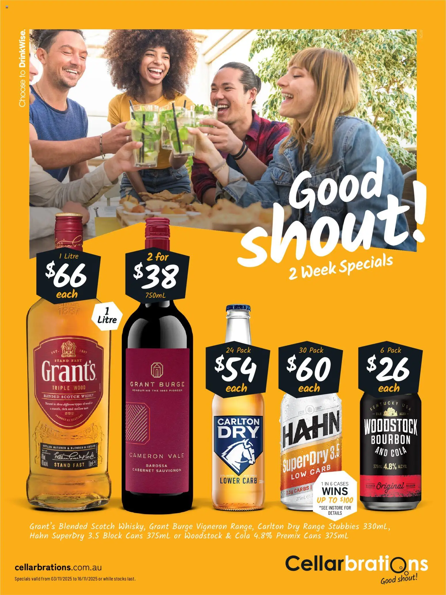 Cellarbrations catalogue - valid from 03.11.2025 | Page: 1 | Products: Bourbon, Wood, Scotch