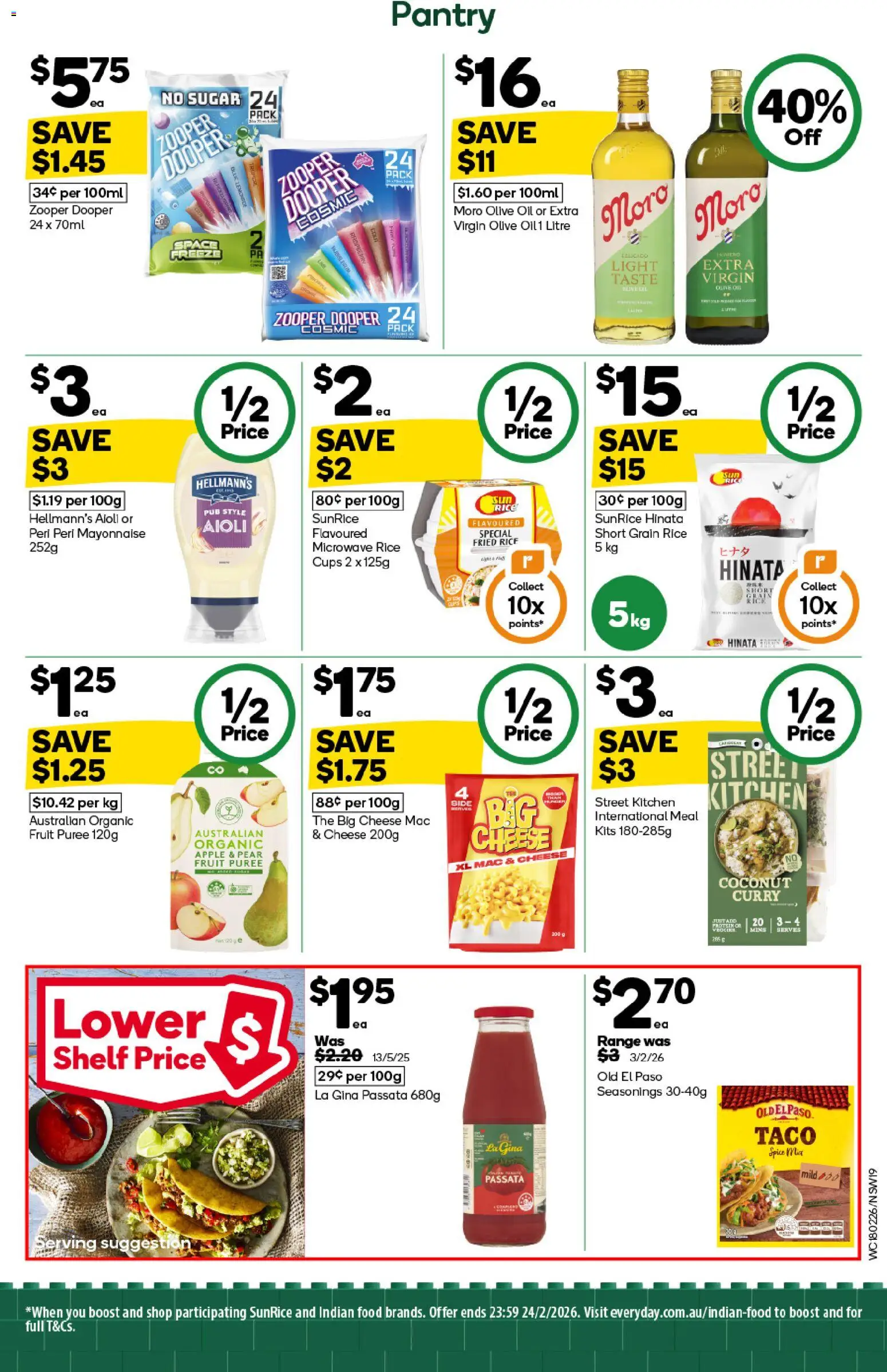 Woolworths catalogue - valid from 18.02.2026 | Page: 17 | Products: Shelf, Light, Oil, Pear