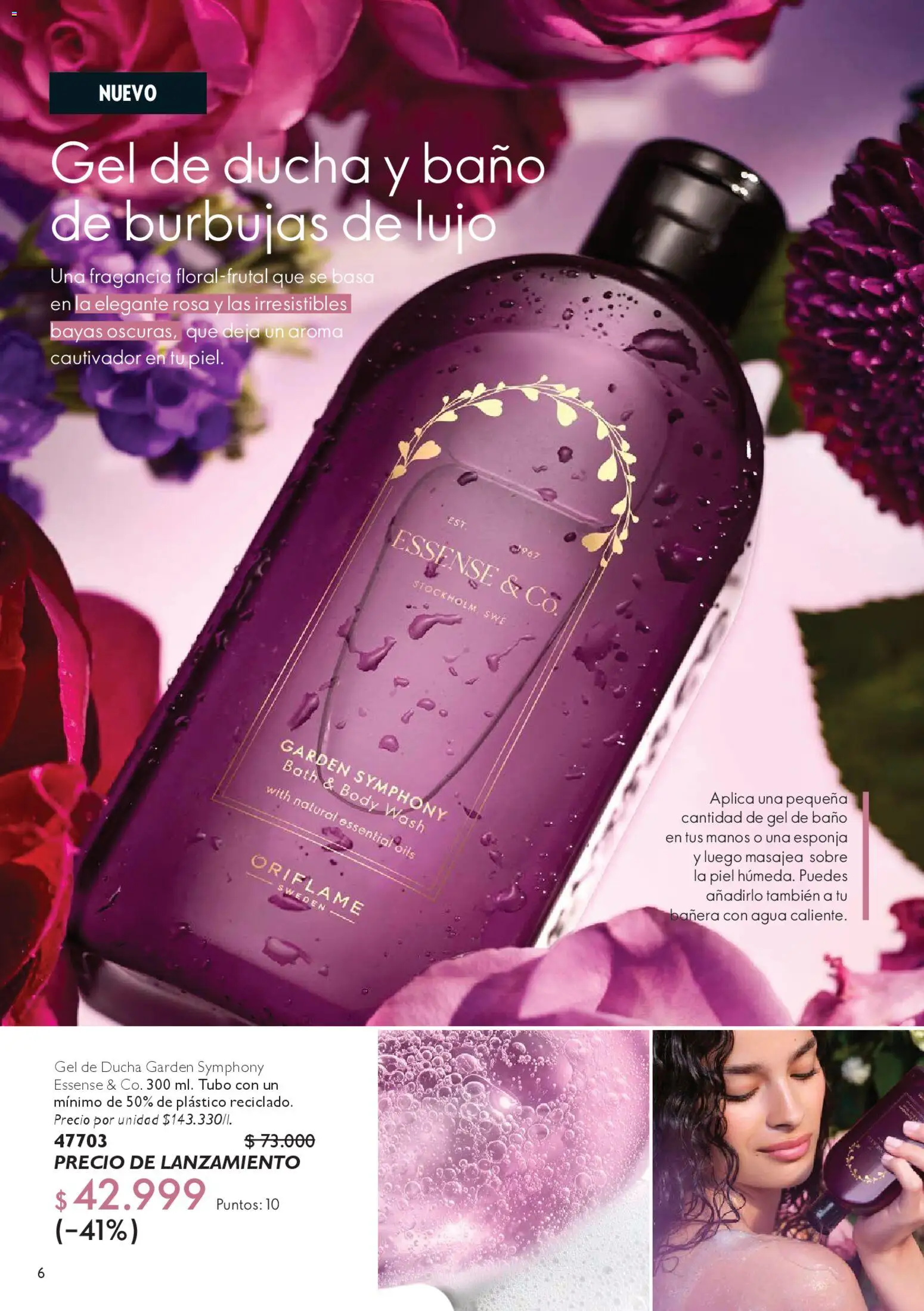 Oriflame revista - valida desde el 18.04.2026 | Página: 6 | Productos: Bañera, Body, Fragancia, Gel de ducha
