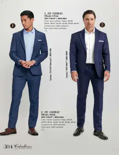 Vista previa de Price Shoes catálogo Caballeros, nuevo folleto de la tienda, válido en México a partir del 26.11.2025 | Página: 304 | Productos: Traje, Camisa