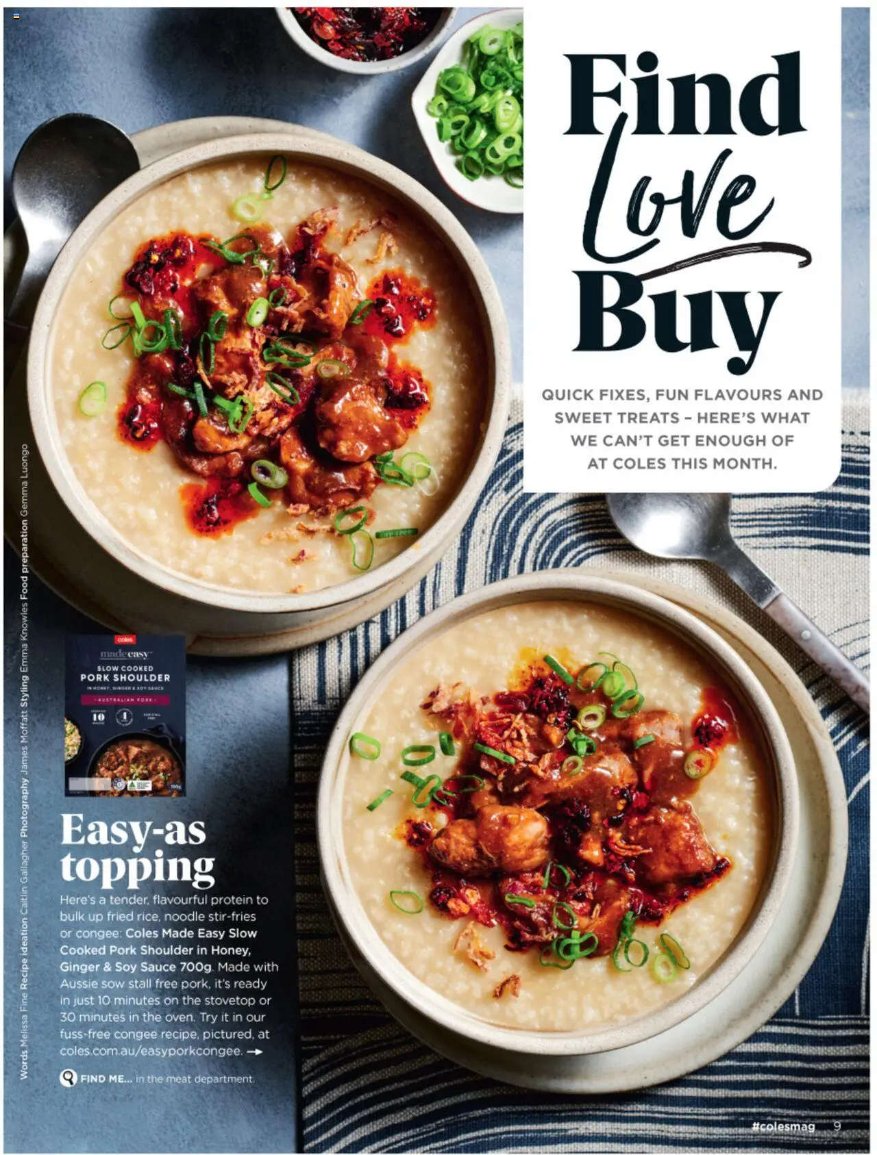 Coles catalogue - valid from 03.07.2025 | Page: 9 | Products: Ginger, Pork, Meat, Sauce