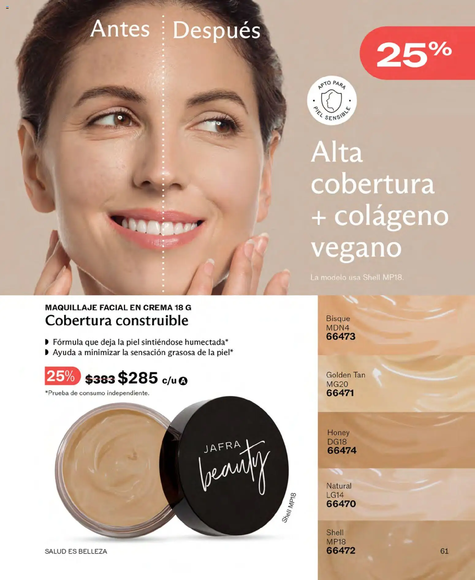 Nuevas ofertas de JAFRA válidas en toda la República Mexicana desde el 01.03.2026. ¡Encuentra las mejores ofertas en JAFRA catálogo! | Página: 61