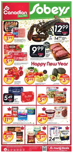 Preview of Sobeys weekly flyer / circulaire from shop Sobeys valid from 25.12.2025