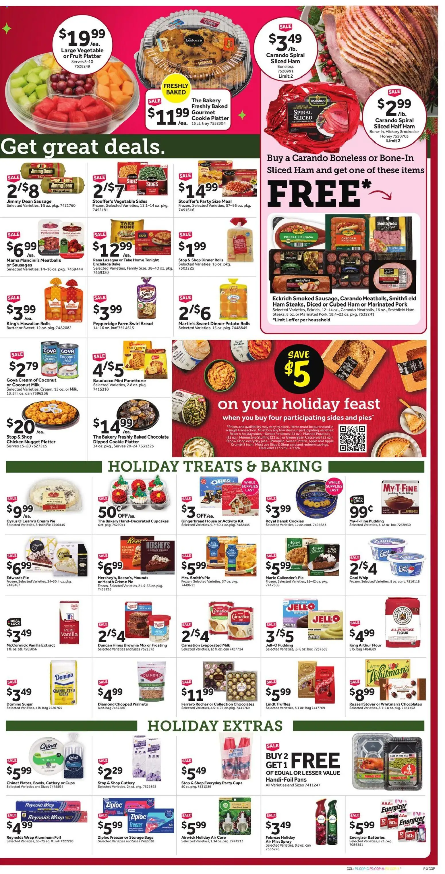 Stop & Shop Weekly Circular - NY - valid from 19.12.2025 | Page: 4 | Products: Milk, Chocolate, Pork, Sausage