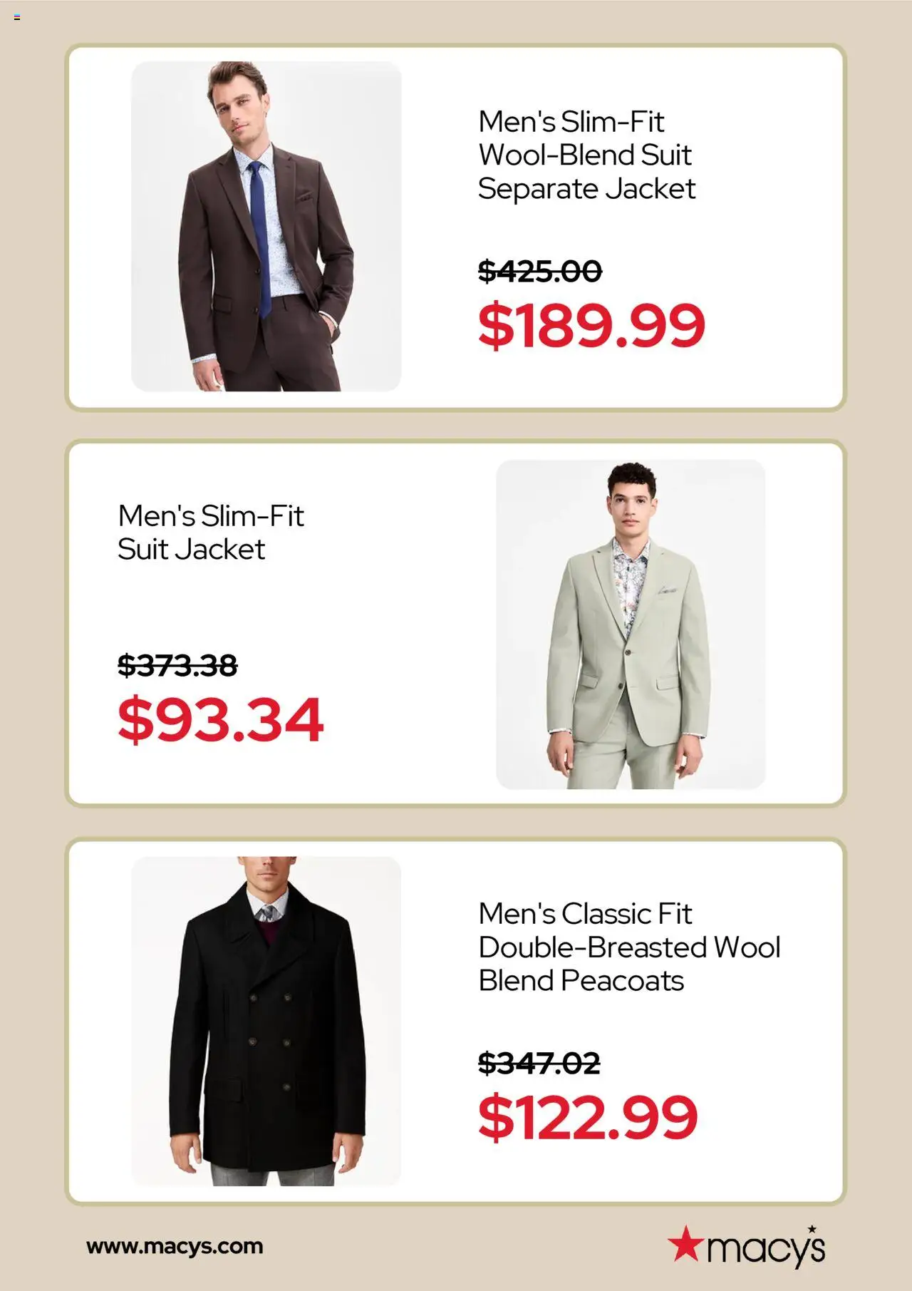 Macy's Weekly Ad - valid from 15.09.2025 | Page: 5 | Products: Jacket, Suit