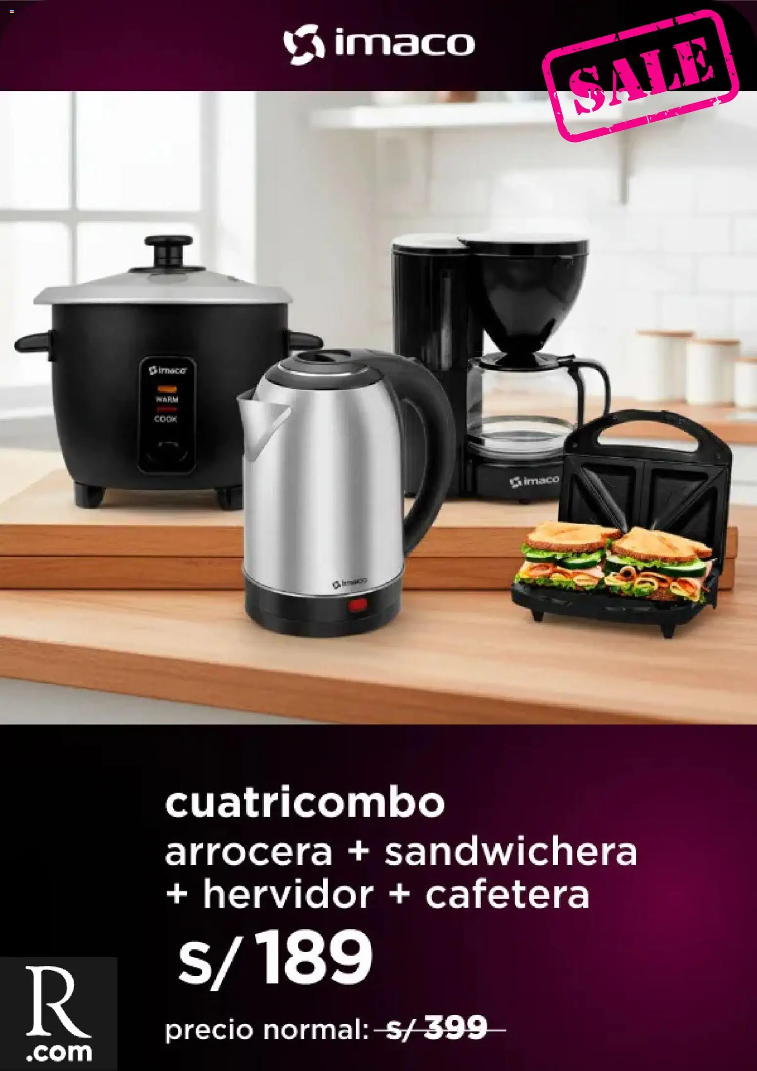 Catálogo Ripley válido desde 03.11.2025 | Página: 6 | Productos: Cafetera, Hervidor, Sandwichera