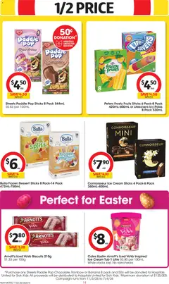 Preview of Coles catalogue  - valid from 11.03.2026 | Page: 14 | Products: Yoghurt, Cream, Ice cream, Fruits