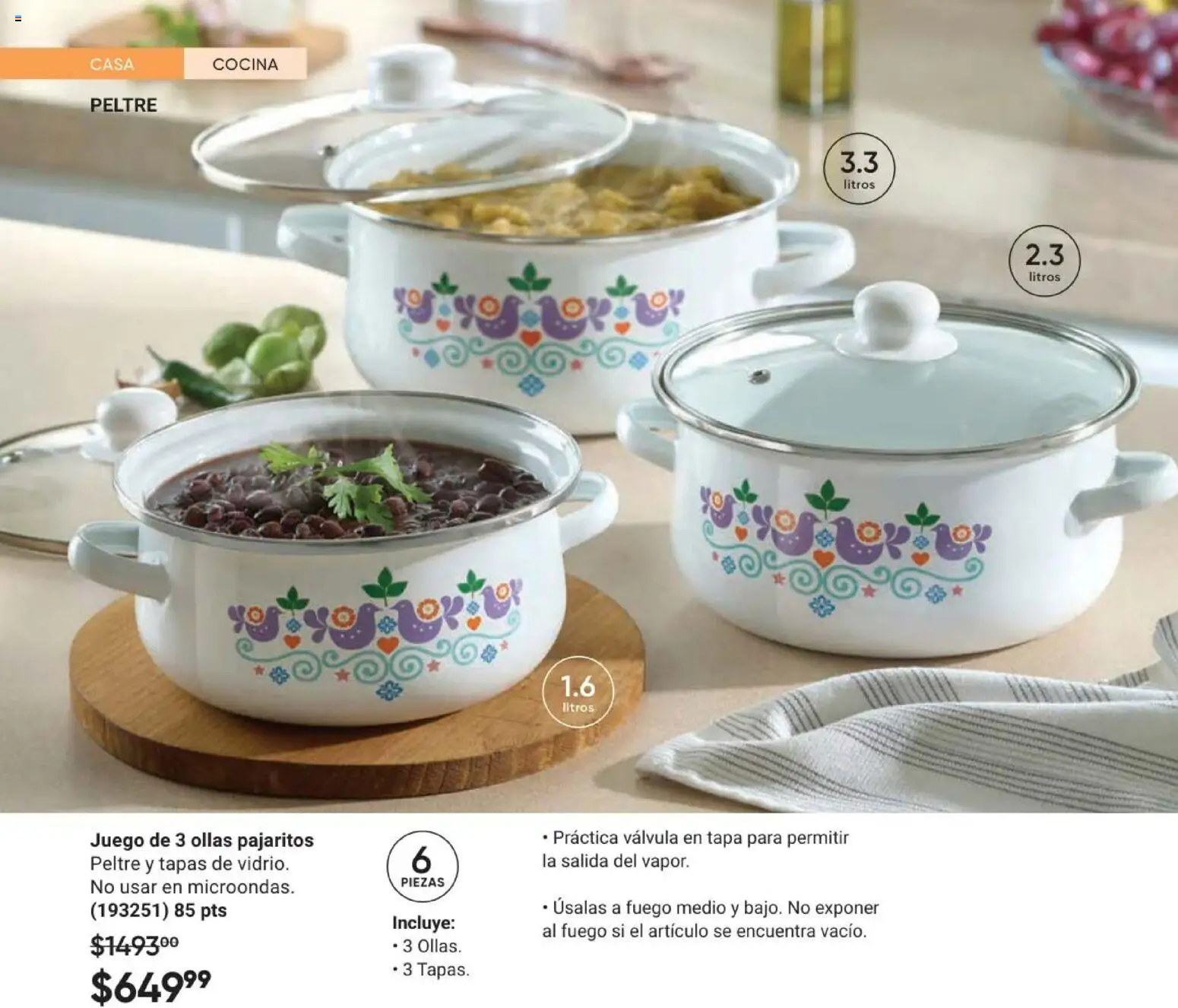 Nuevas ofertas de AVON válidas en toda la República Mexicana desde el 10.01.2026. ¡Encuentra las mejores ofertas en AVON Casa & Estilo 2 2026! | Página: 66 | Productos: Juego, Cocina, Válvula