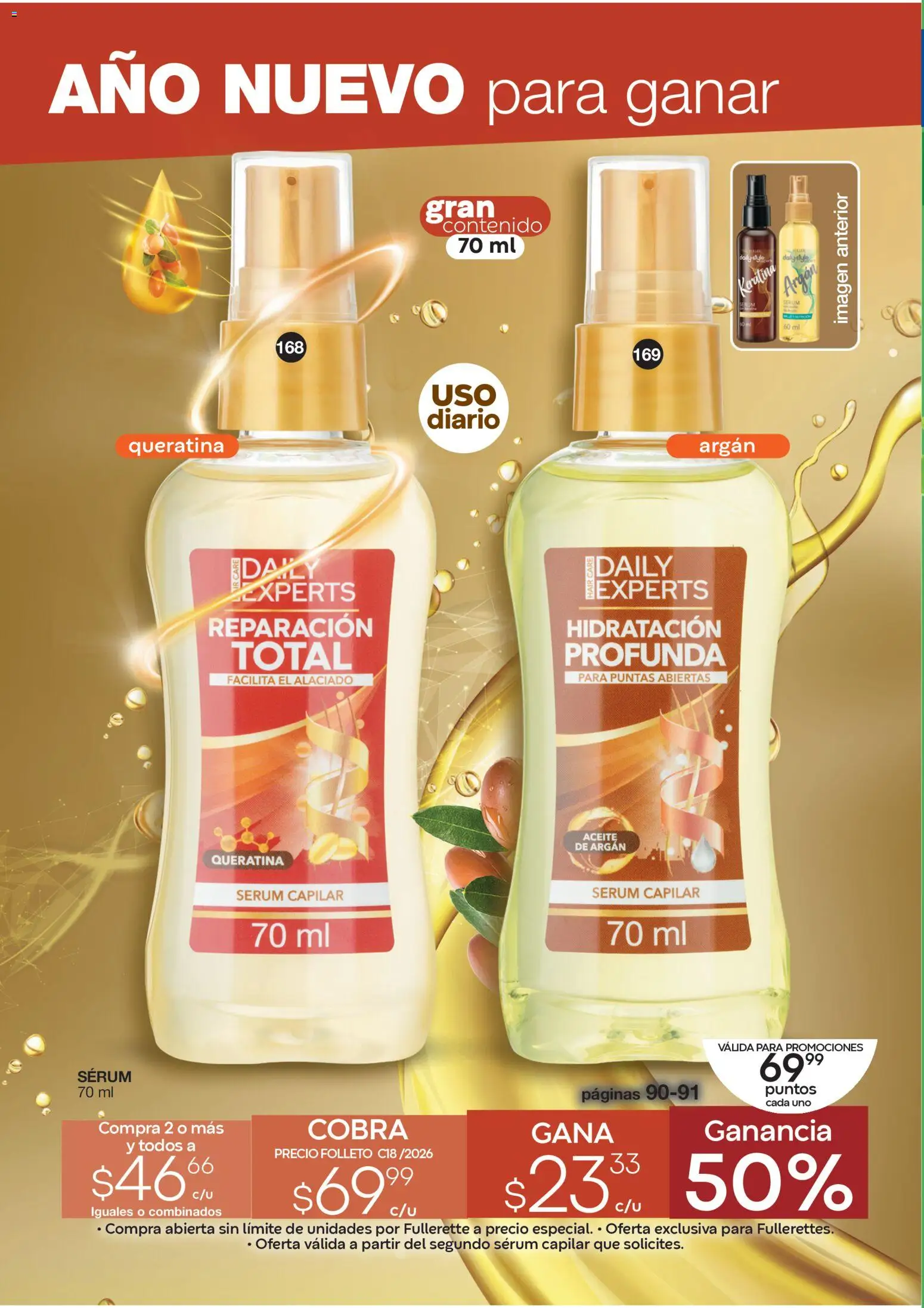 Nuevas ofertas de Fuller válidas en toda la República Mexicana desde el 10.12.2025. ¡Encuentra las mejores ofertas en Fuller Revista Gana Más C18! | Página: 16 | Productos: Serum, Aceite
