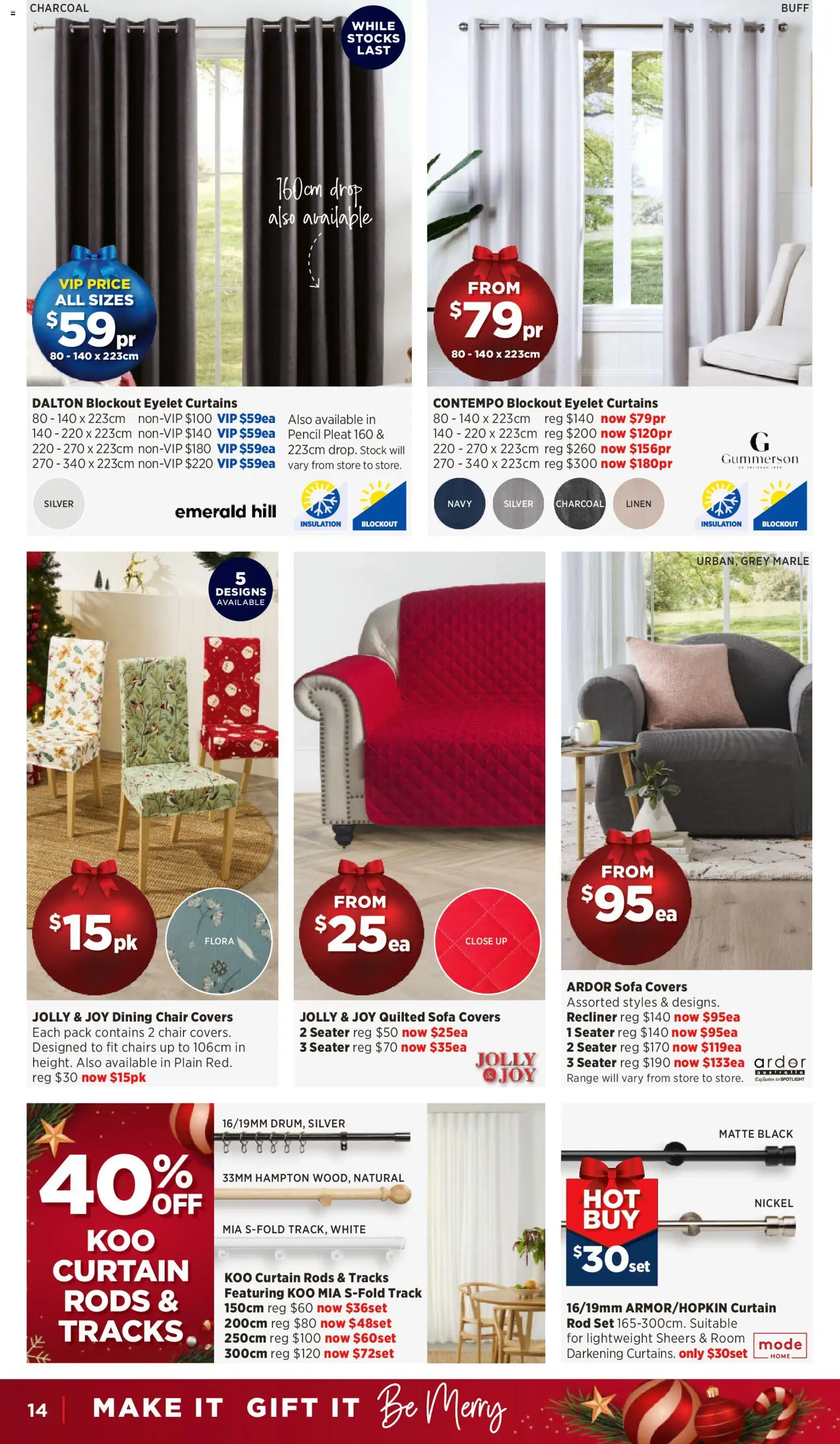 Spotlight catalogue - valid from 03.12.2025 | Page: 14 | Products: Curtain, Emerald, Recliner, Pencil
