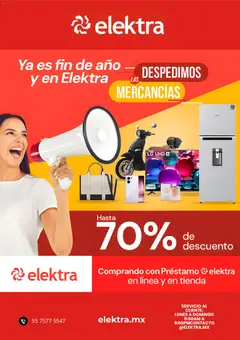 Vista previa de Elektra catálogo, nuevo folleto de la tienda, válido en México a partir del 26.12.2025
