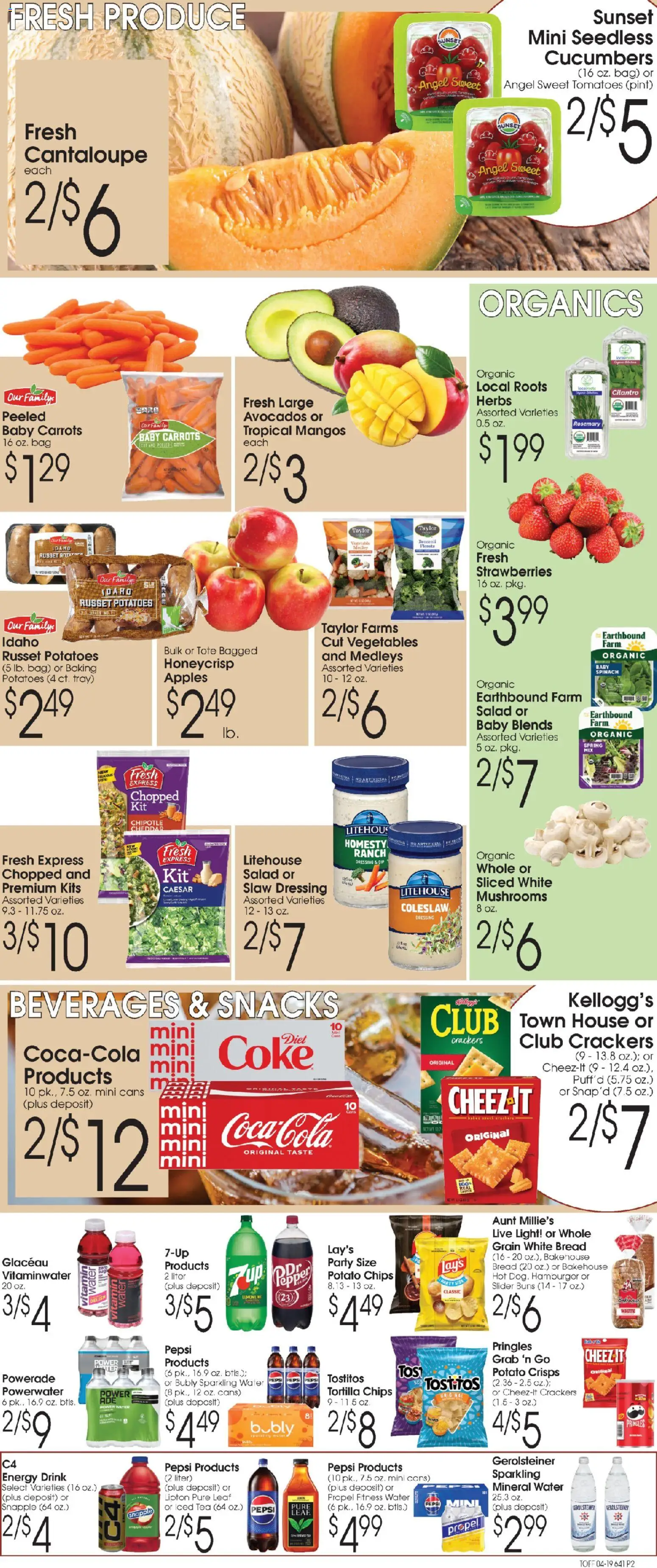 Family Fare Ad - valid from 19.04.2026 | Page: 2 | Products: Vitamin, Spinach, Tomatoes, Strawberries