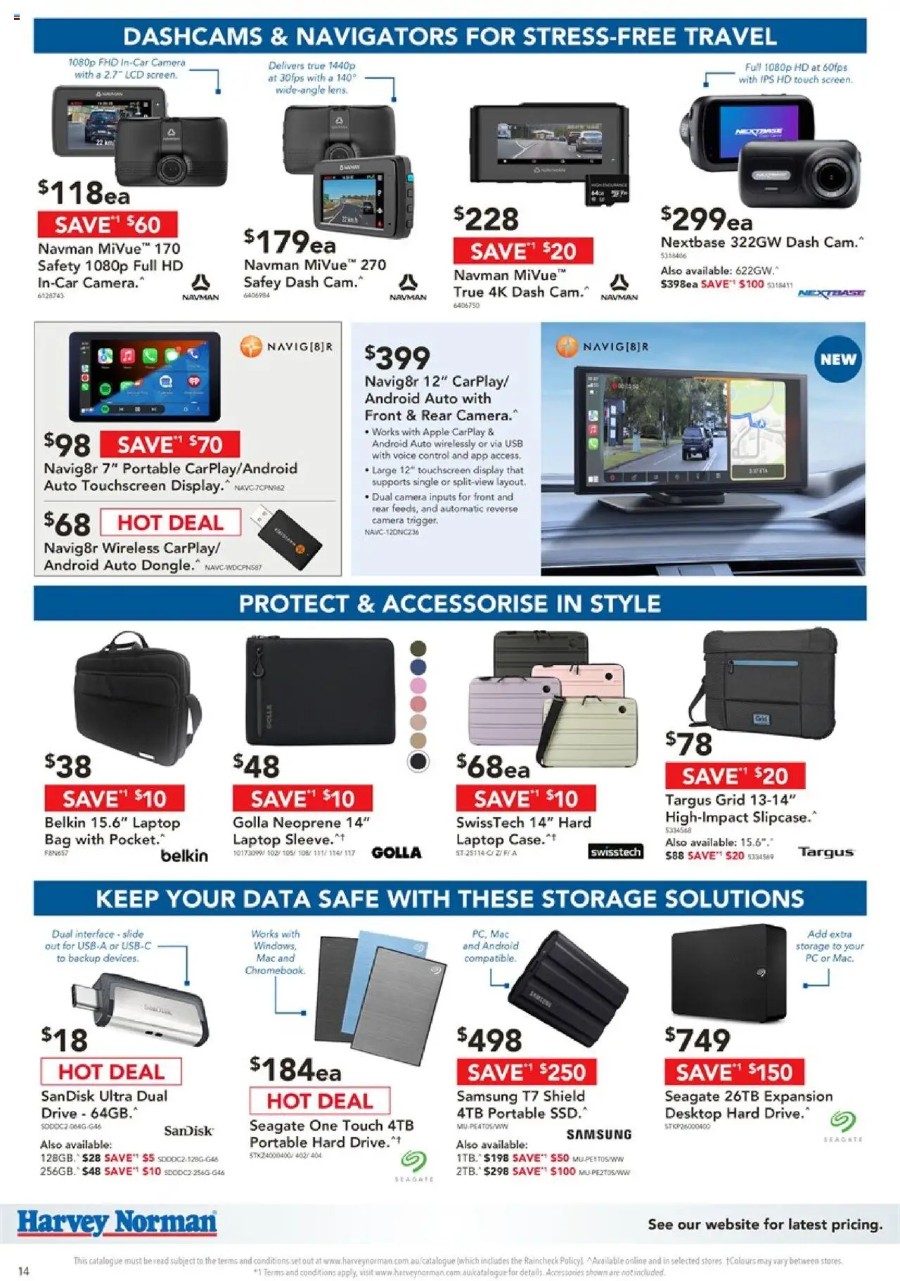 Harvey Norman catalogue - valid from 17.10.2025 | Page: 14 | Products: Pc, Camera, Laptop, Safe