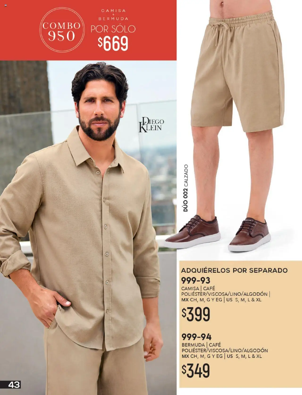 Nuevas ofertas de Cklass válidas en toda la República Mexicana desde el 14.07.2025. ¡Encuentra las mejores ofertas en Cklass catálogo Ropa Caballero! | Página: 44 | Productos: Camisa, Café, Bermuda