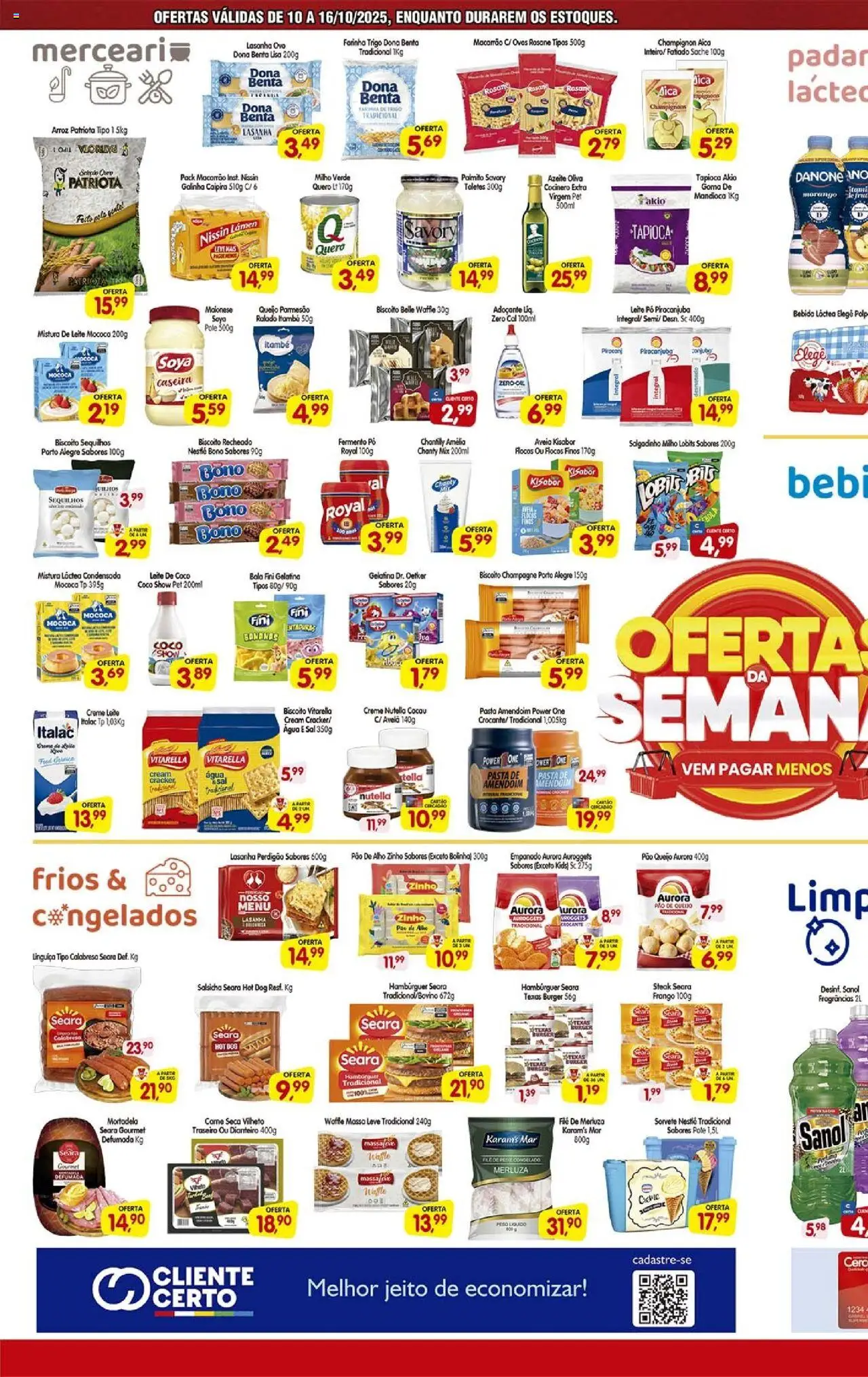 Cercadão Folheto - válido de 14.10.2025 | Página: 2 | Produtos: Biscoito, Arroz, Maionese, Leite de coco