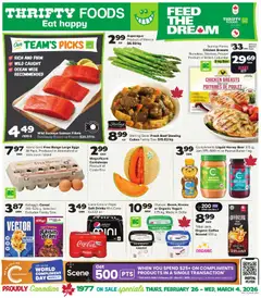 Preview of Thrifty Foods weekly flyer / circulaire from shop Thrifty Foods valid from 26.02.2026