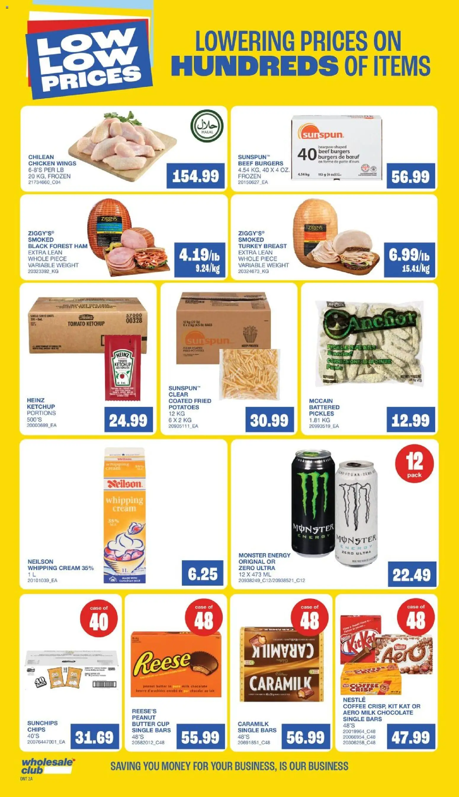 Wholesale Club flyer valid from 23.04.2026 | Page: 9 | Products: Ketchup, Turkey, Case, Milk