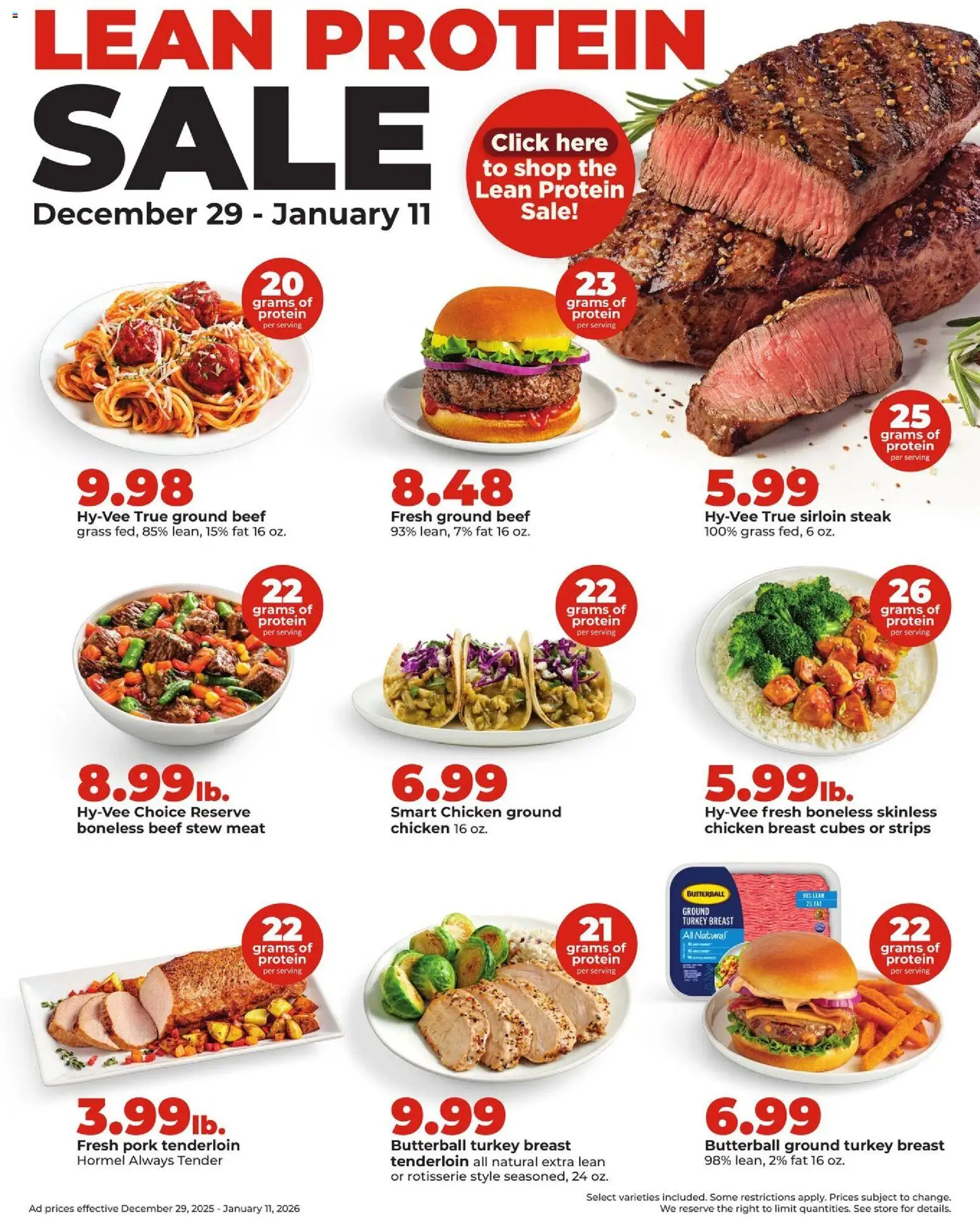 HyVee Weekly Ad - valid from 29.12.2025 | Page: 15 | Products: Pork, Beef